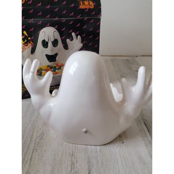 NCE Its alive! Ghost candy dish AS IS boo halloween home decor - Picture 8 of 10